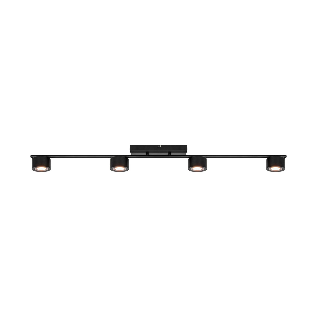 Clyde 4-Spot Led Black 4-Spot Light Black