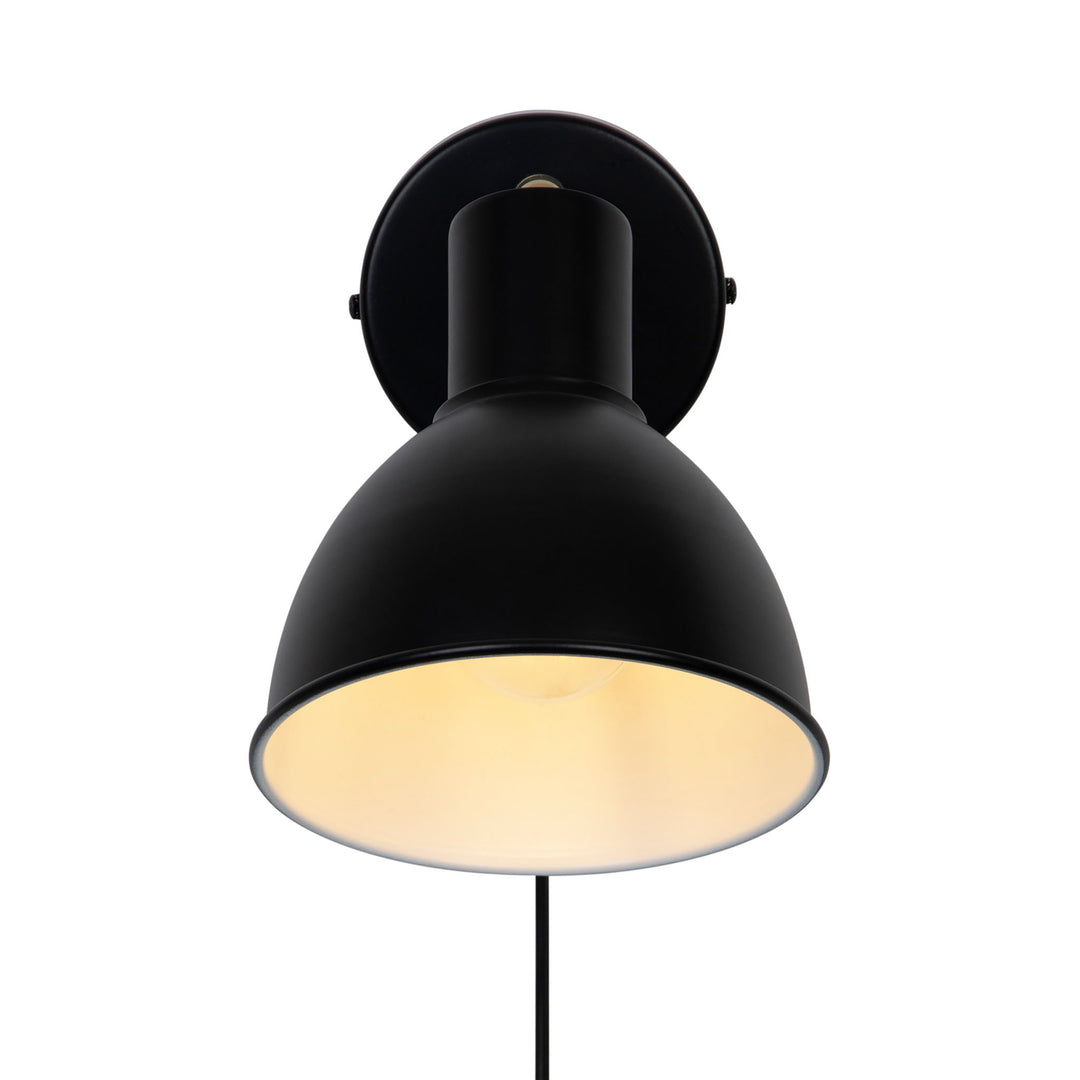 Pop Wall E27 Matt Black Wall Light Matt black