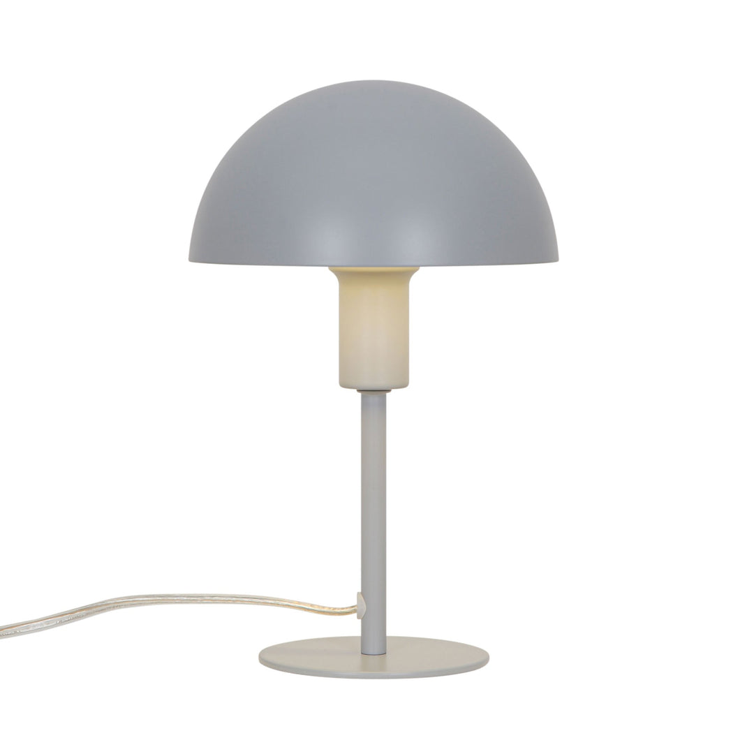 Ellen Mini Table Lamp Grey Compact Scandinavian Design Soft