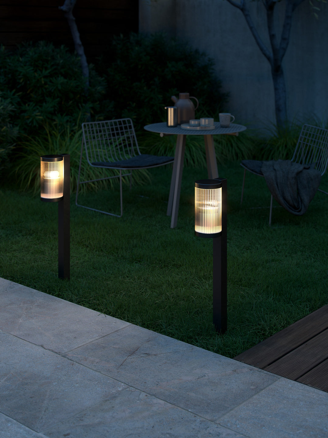 Coupar garden Black Garden Light Black