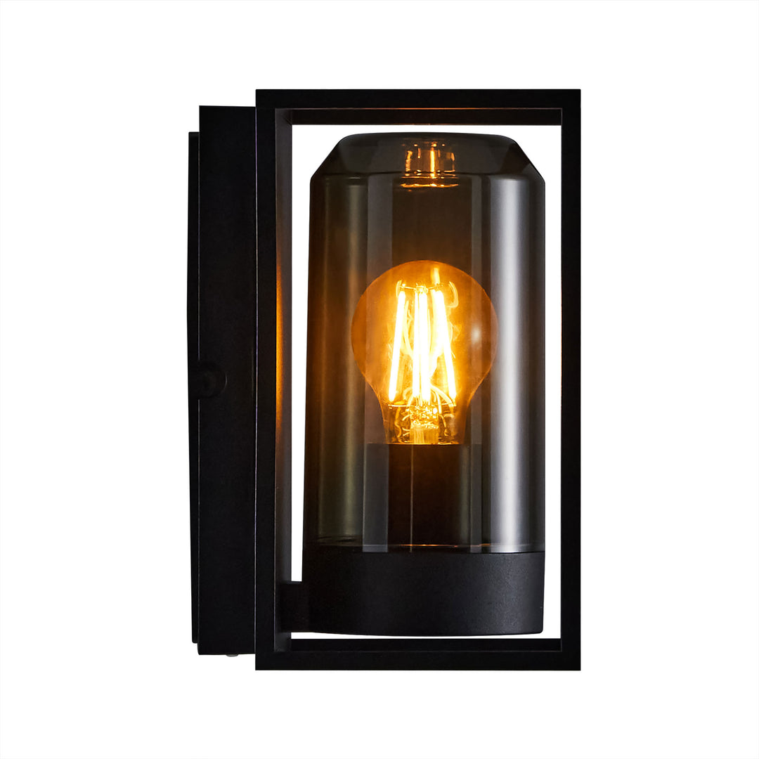 Griffin Wall E27 Smoke Wall Light Smoked Smoked