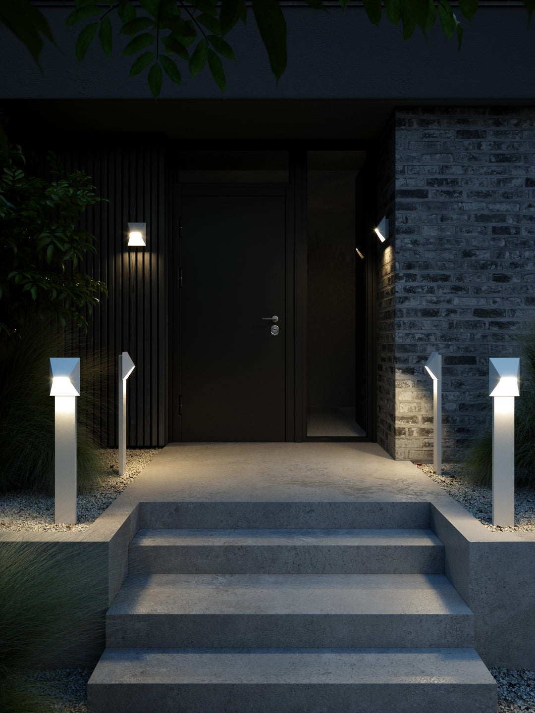 Pontio 15 Garden GU10 White Garden Light White