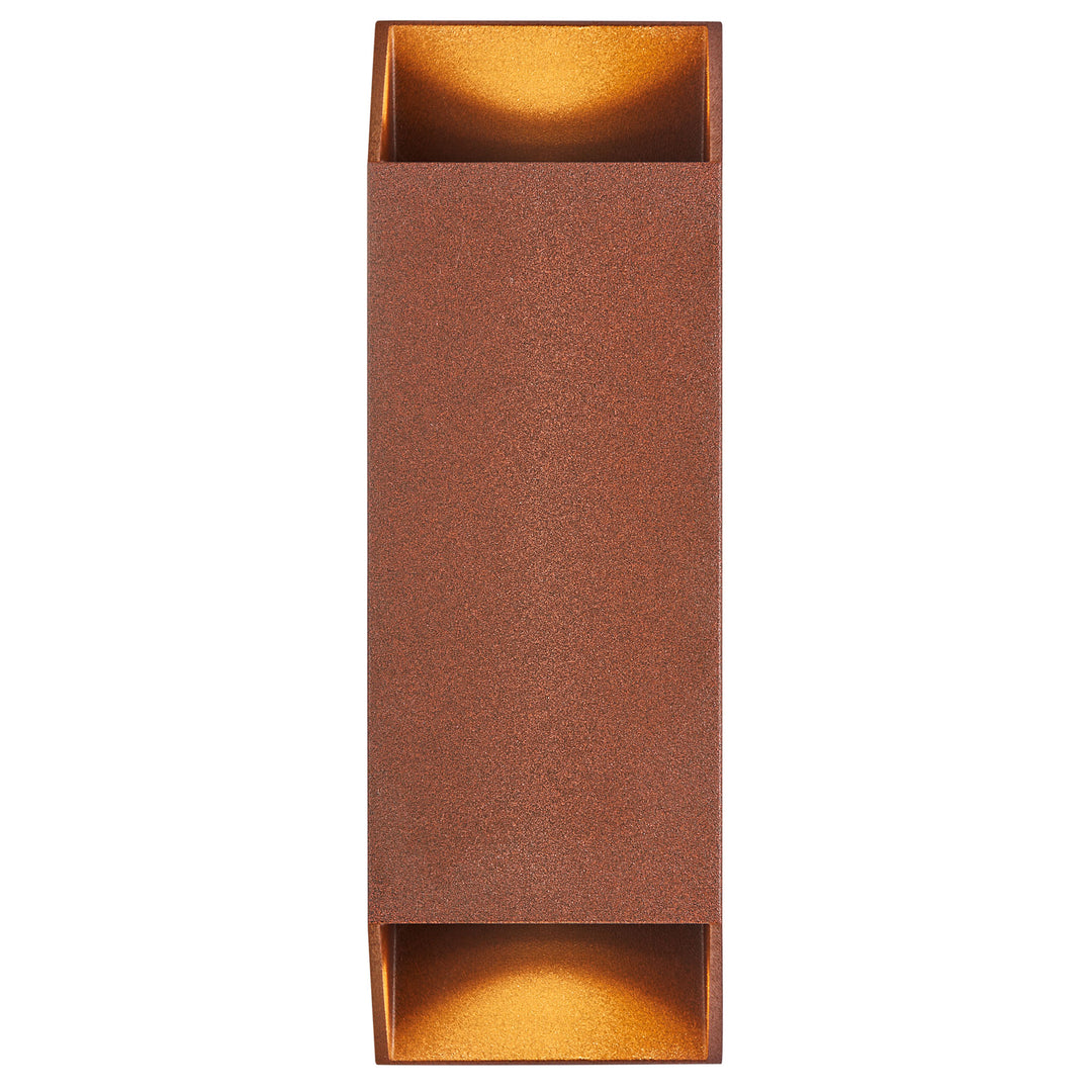 Nico Square 22 GU10 Rust Wall Light Rusty Rusty