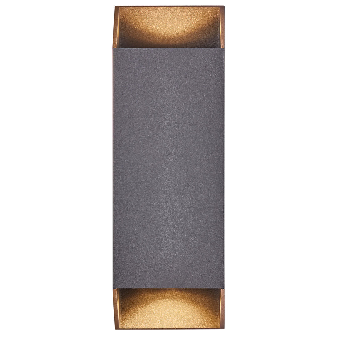 Nico Square 22 GU10 Anthrasite Wall Light Anthracite