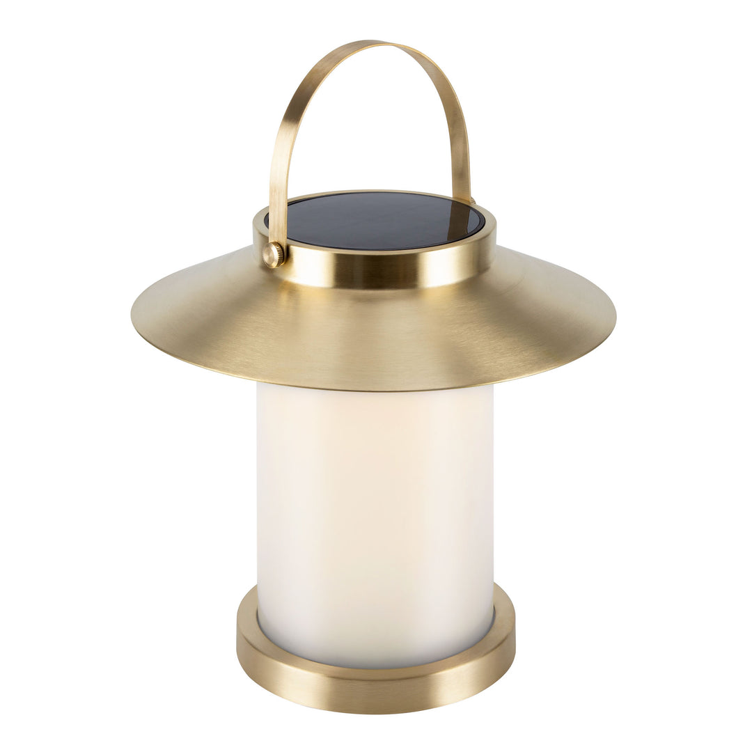 Temple 35 To Go Solar Brass Table Light Brass