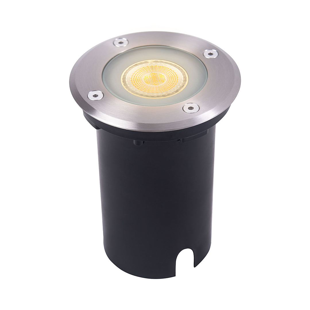 Andor Round | Ground | SS GroundRes Light Stainless steel