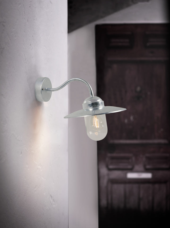 Luxembourg Wall Light Galvanized