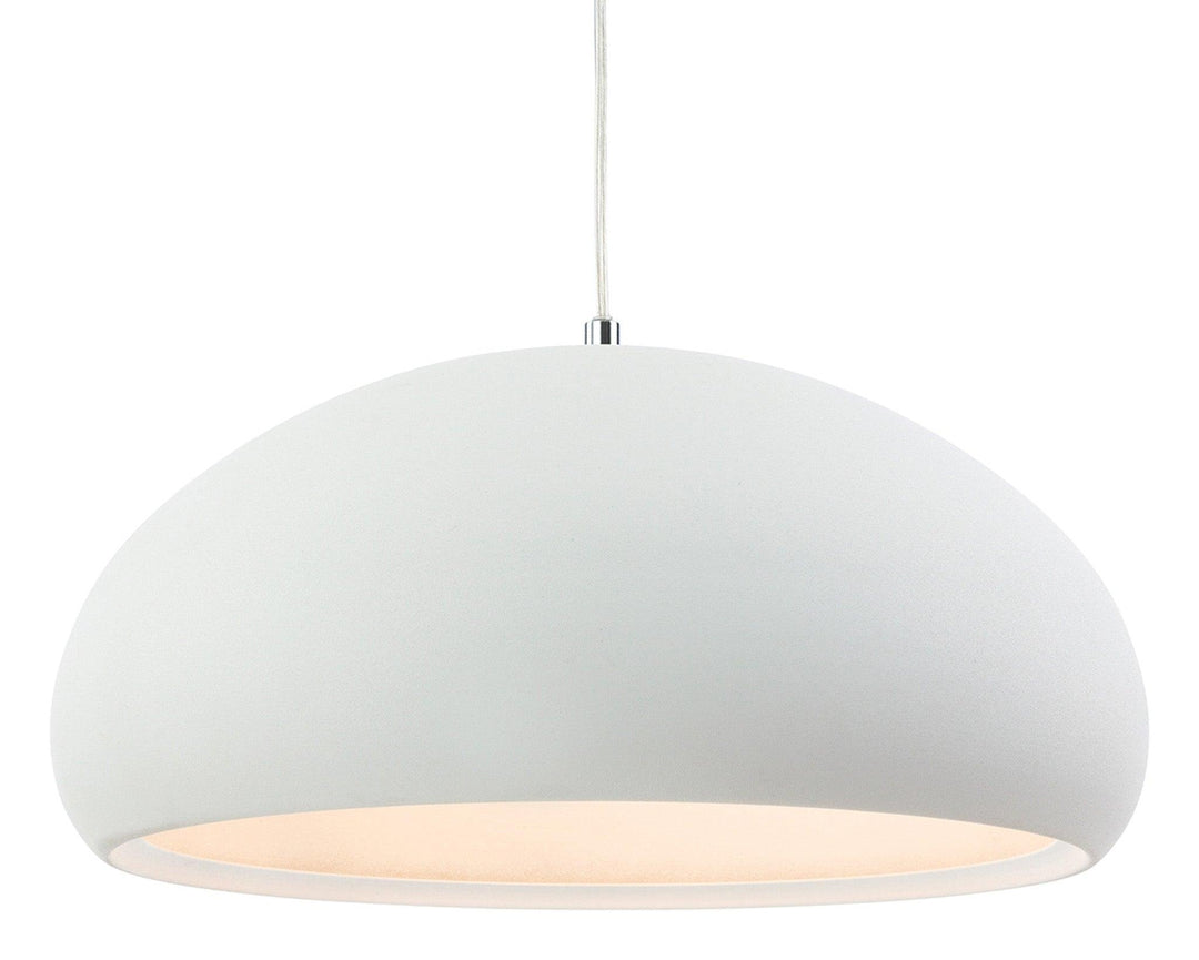 Costa Pendant Rough Sand White - Prisma Lighting