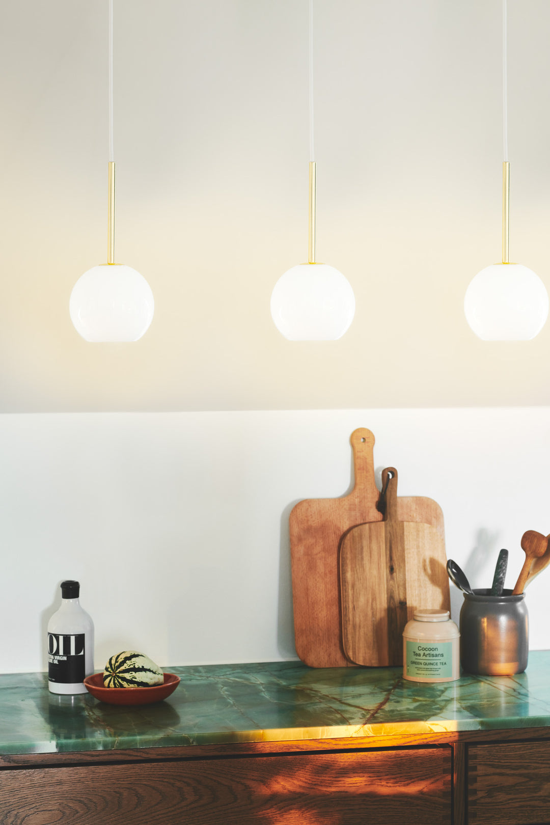 Franca 13 | Pendant | Brass Pendant Light Brass