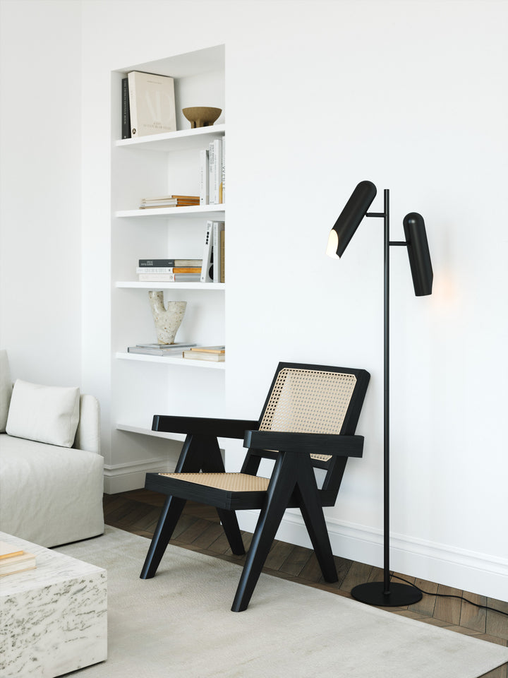 Rochelle | Floor lamp | Black Floor Light Black