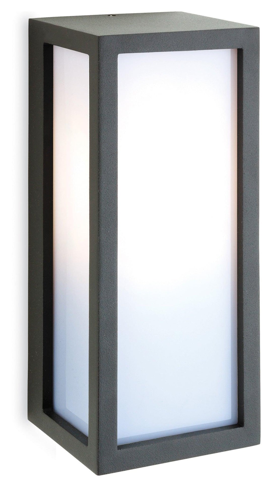 Warwick Wall Light Graphite with Opal Diffuser - Prisma Lighting