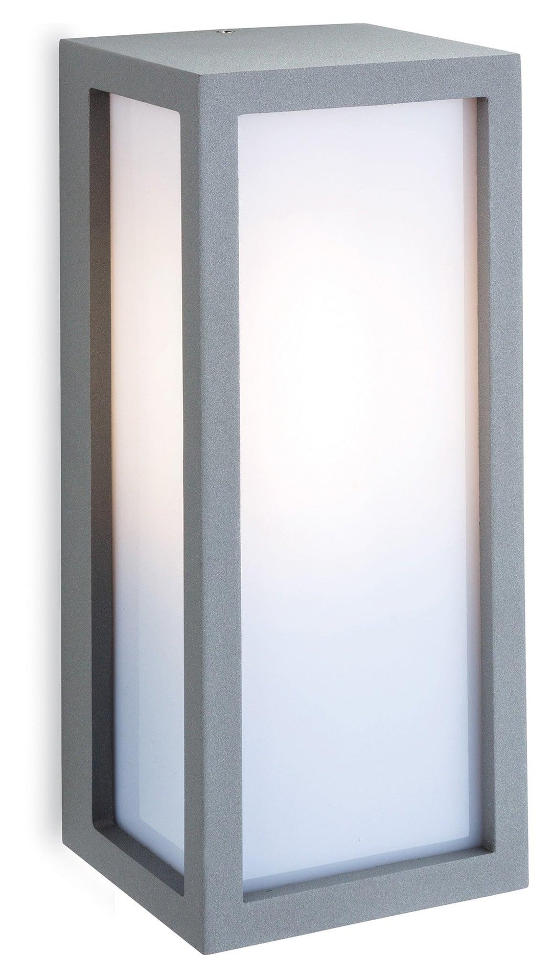 Warwick Wall Light Silver with Opal Diffuser - Prisma Lighting