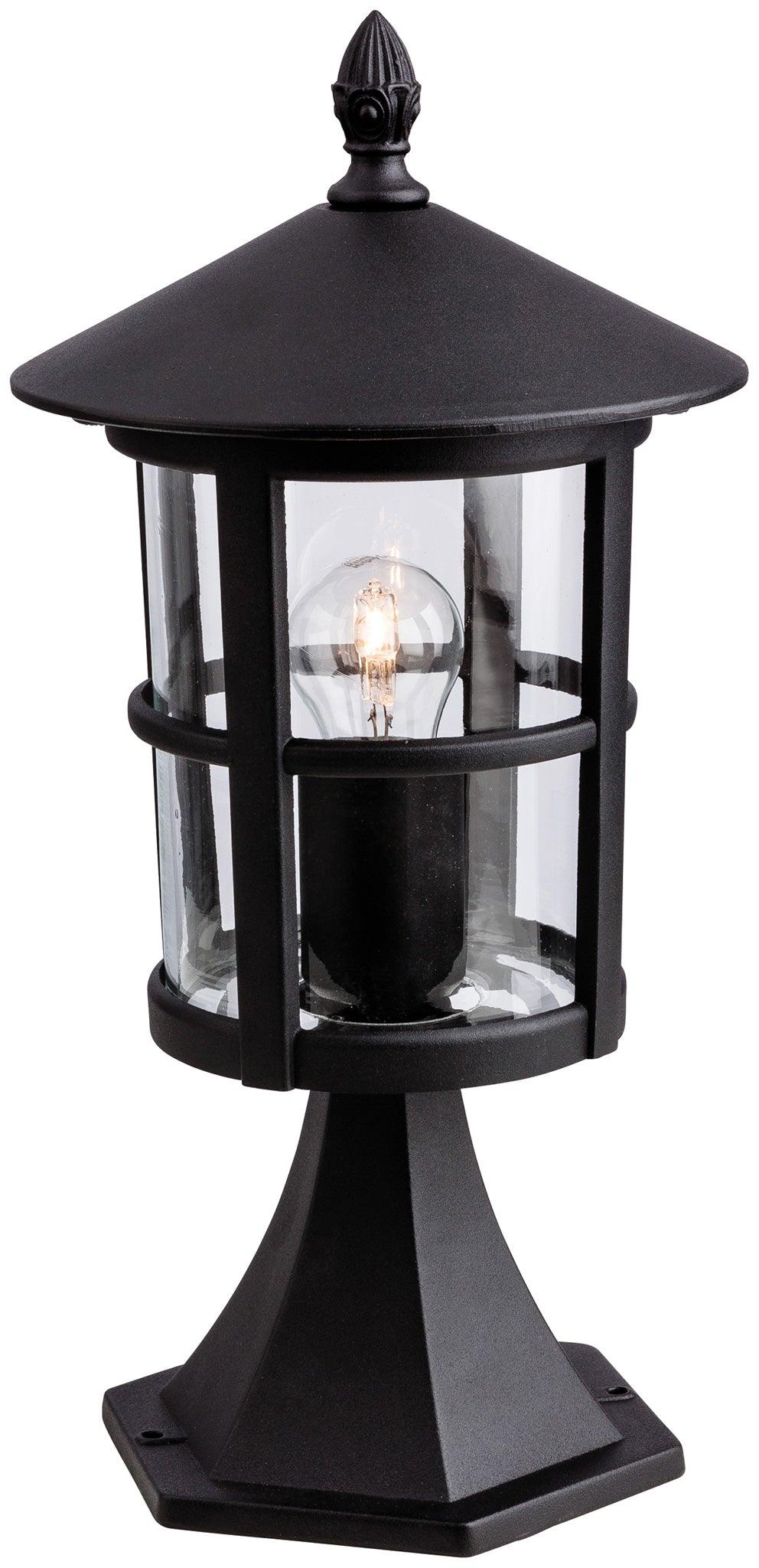 Stratford Lantern - Pillar Black - Prisma Lighting