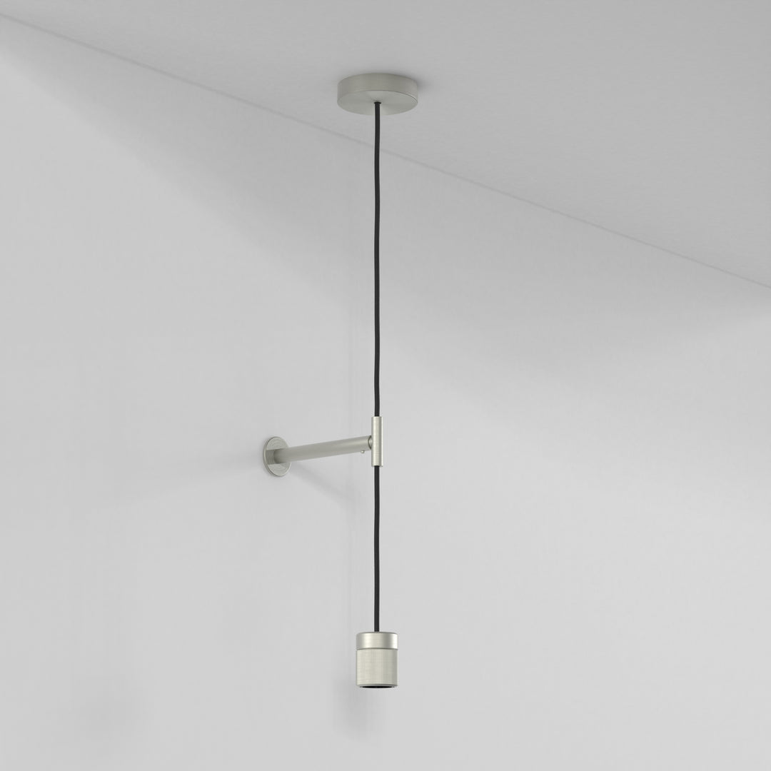 Image of Astro Pendant Suspension Kit 3 Knurled, supplied by Prisma Lighting