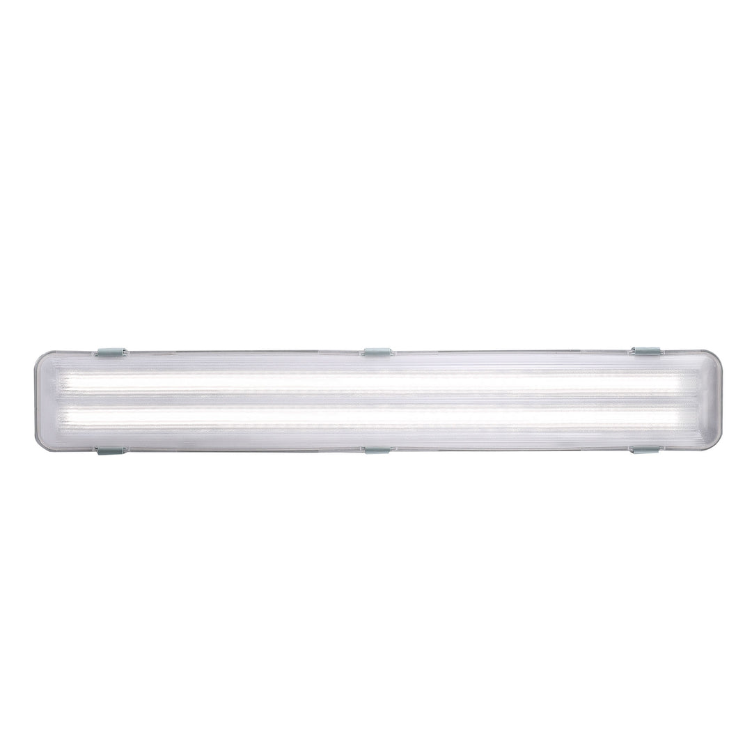 Works IP65 2x9W LED Batten Light Grey