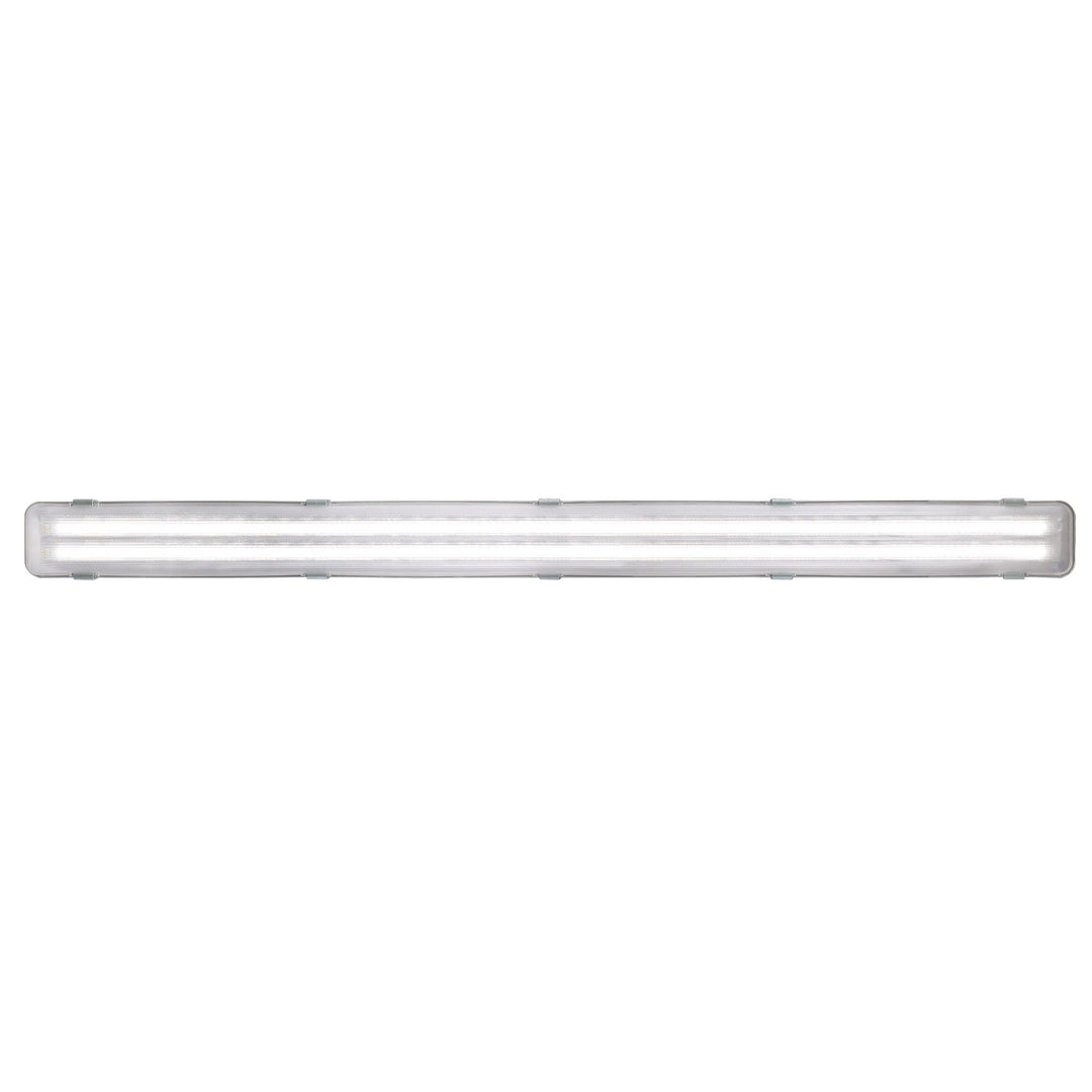 Works IP65 2x18W LED Batten Light Grey