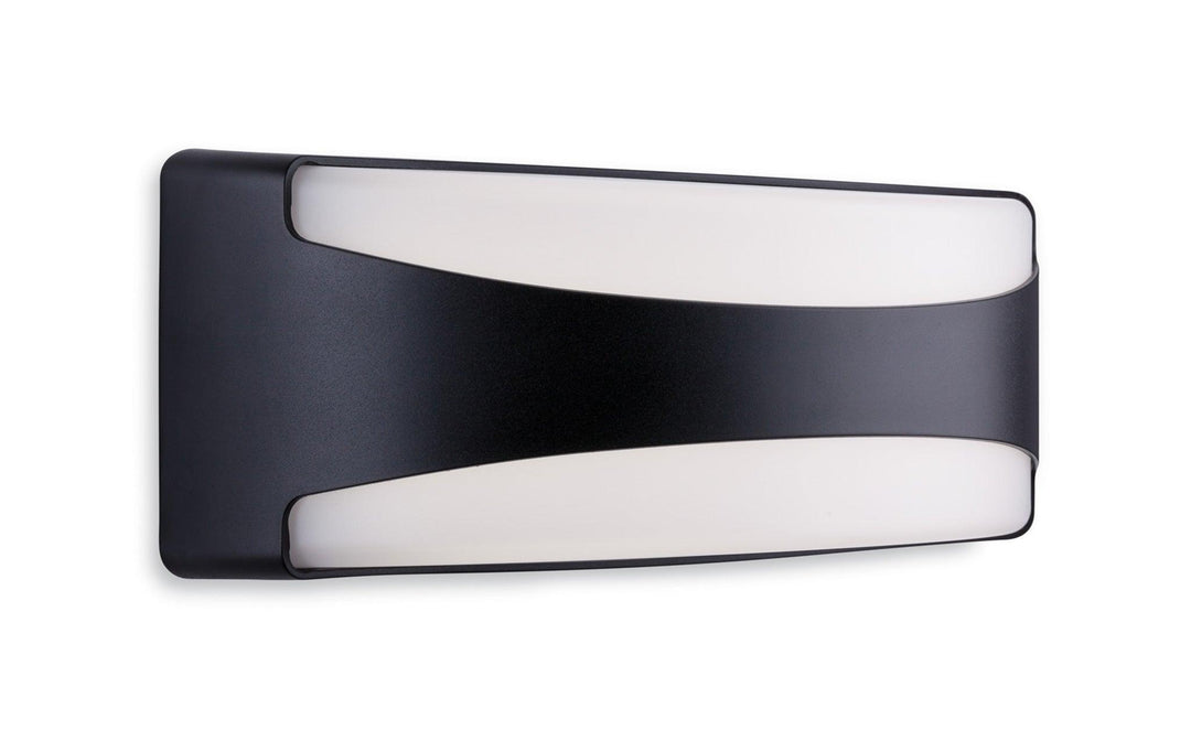 Santos LED Wall Light Black Resin - Prisma Lighting