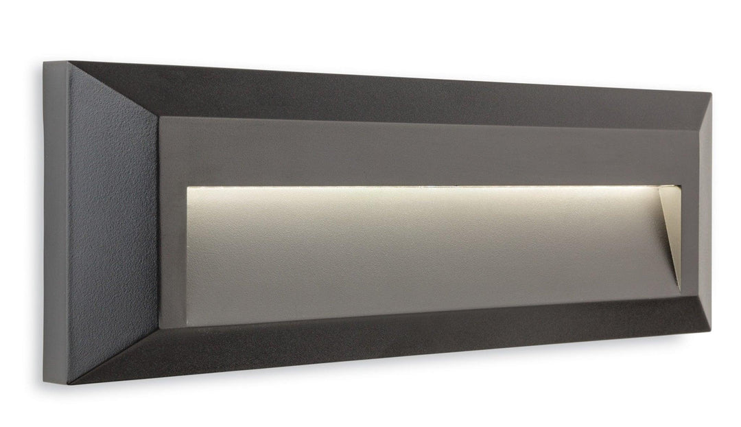 Shine LED Wall & Step Light Graphite Resin - Prisma Lighting