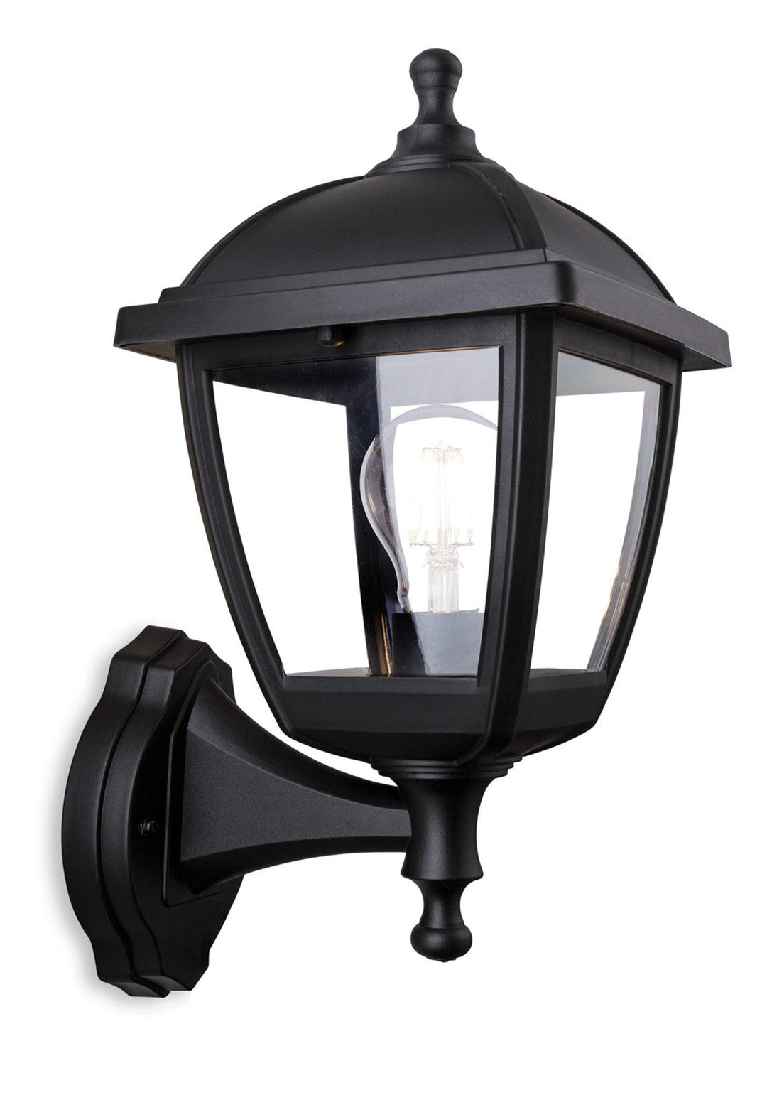 Palma Lantern - Wall Light Black Resin - Prisma Lighting