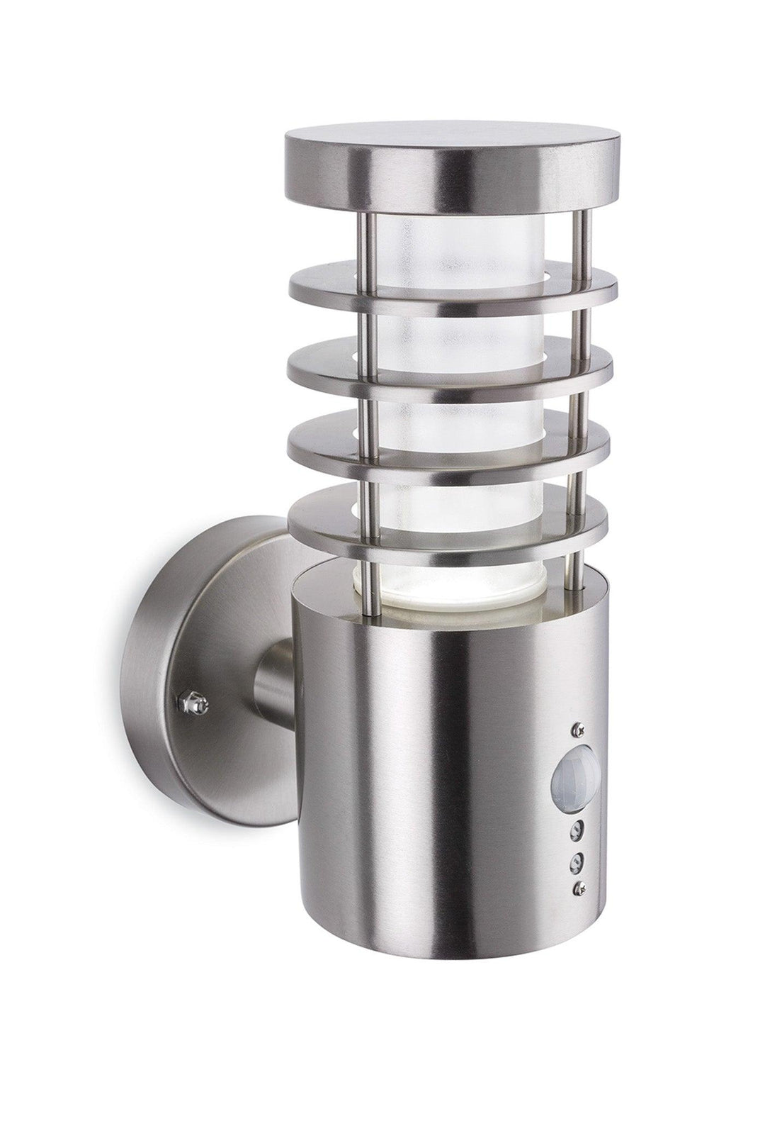 Tamar LED Wall Light with PIR Stainless Steel - Prisma Lighting