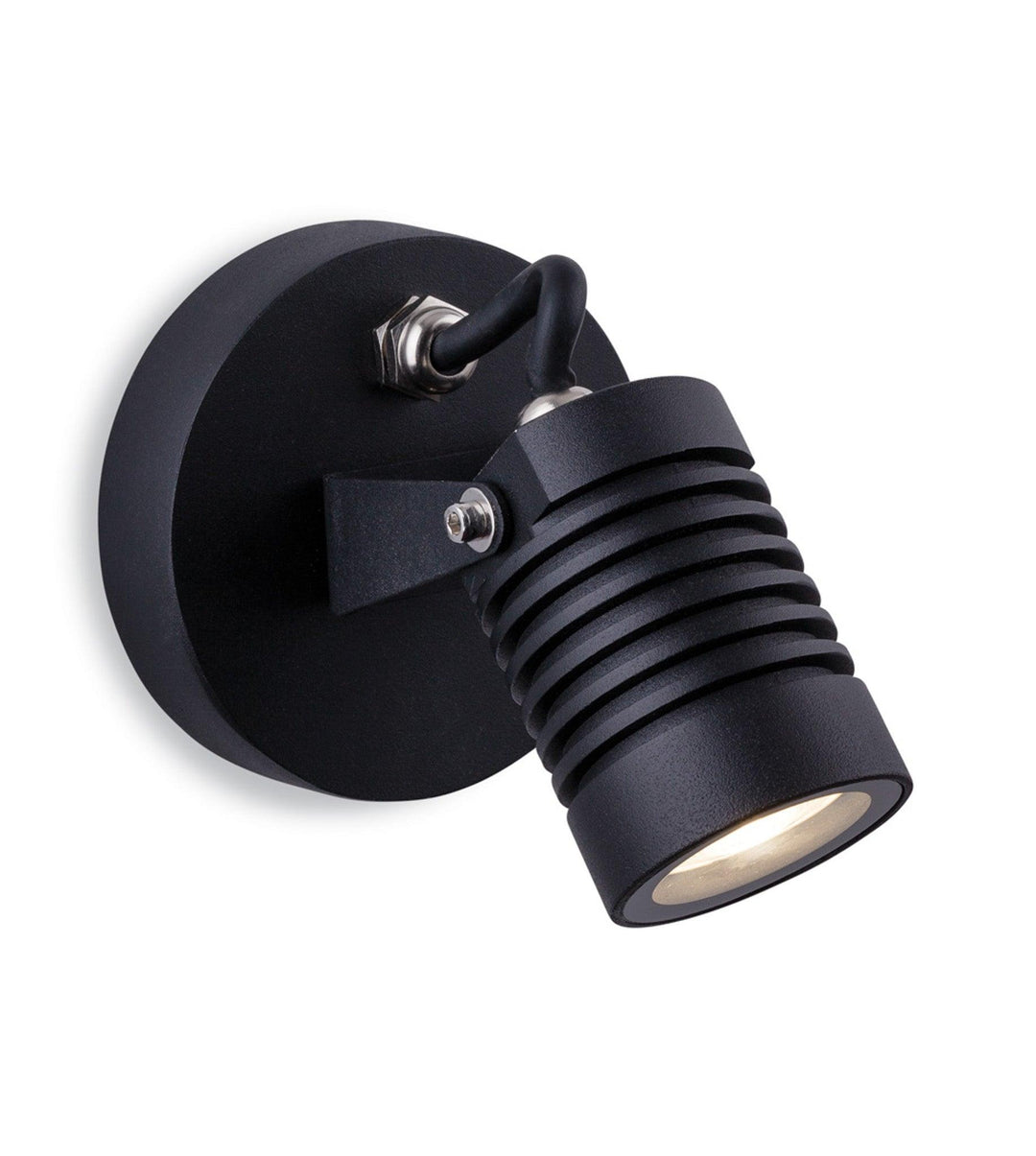 Veron LED Wall Light Black - Prisma Lighting