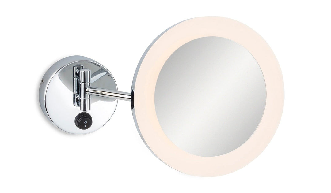 Lily LED Magnifying Mirror Light Chrome - Prisma Lighting