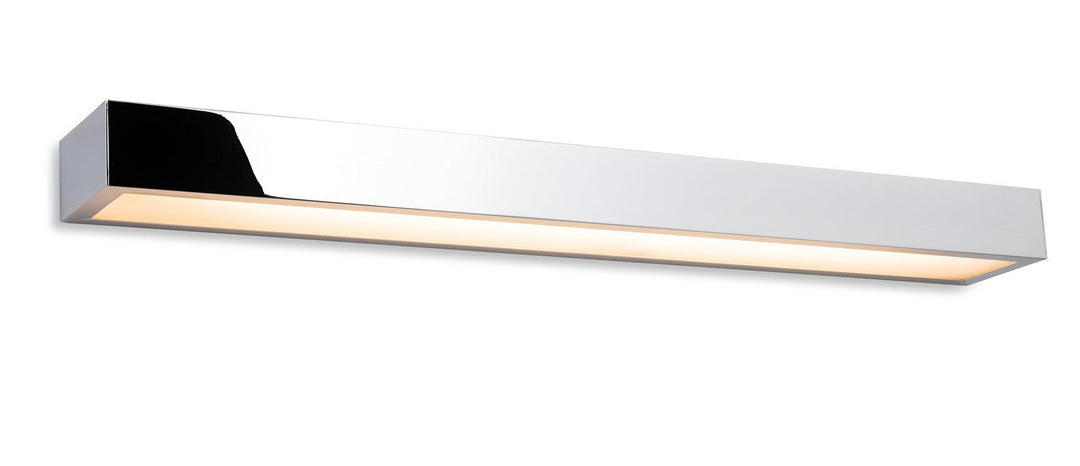 Zulu LED Wall Light - 600mm Chrome with Opal Glass Diffuser - Prisma Lighting