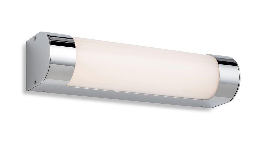 Lima LED Wall Light - 300mm Chrome with Opal Polycarb Diffuser - Prisma Lighting