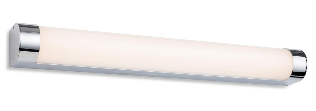 Lima LED Wall Light - 600mm Chrome with Opal Polycarb Diffuser - Prisma Lighting