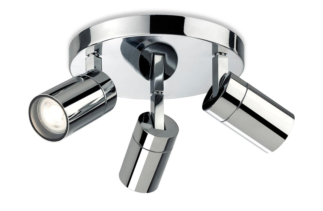 Pinnacle 3 Light Flush Fitting Chrome