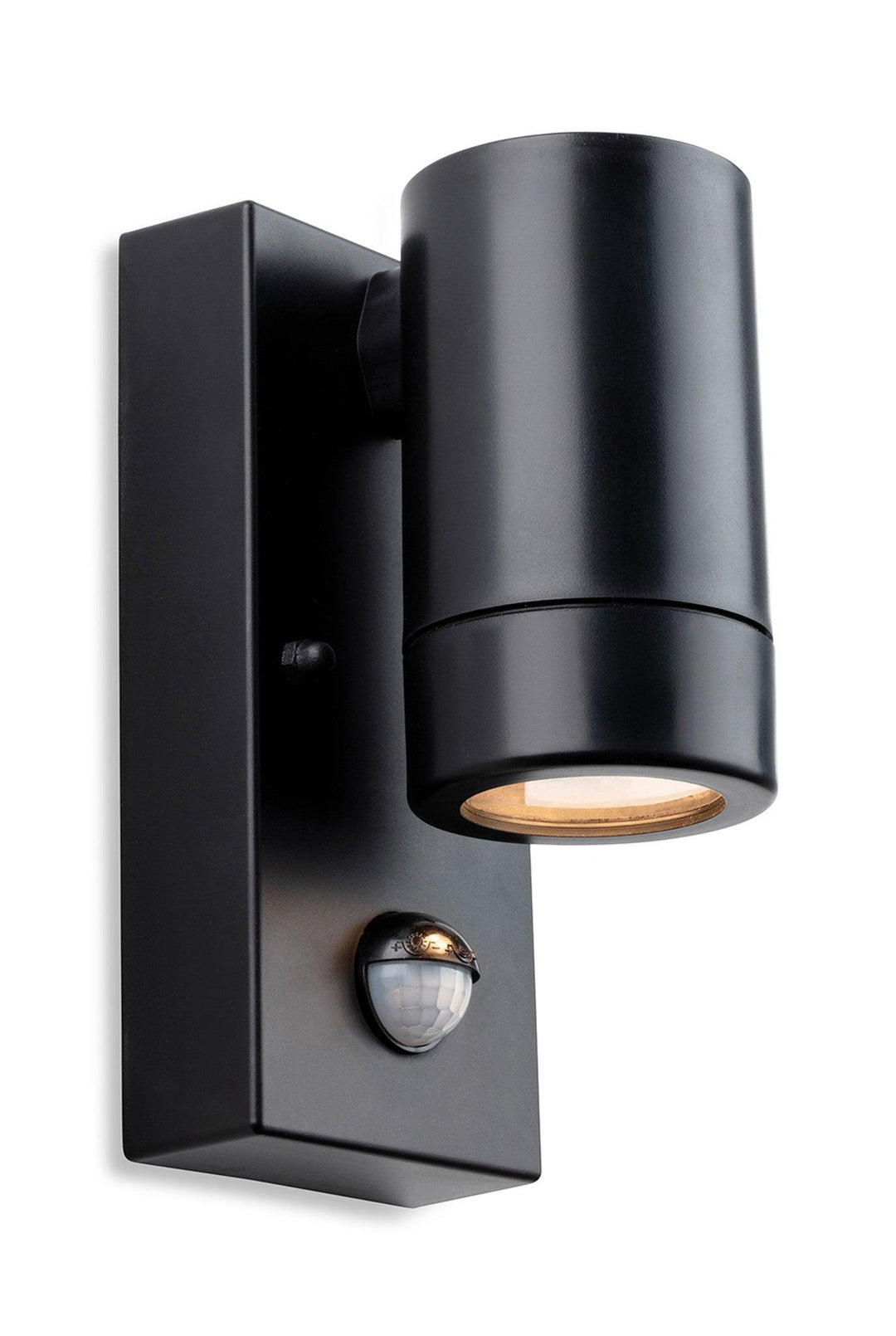 Ravel Resin Single Wall with PIR Black - Prisma Lighting