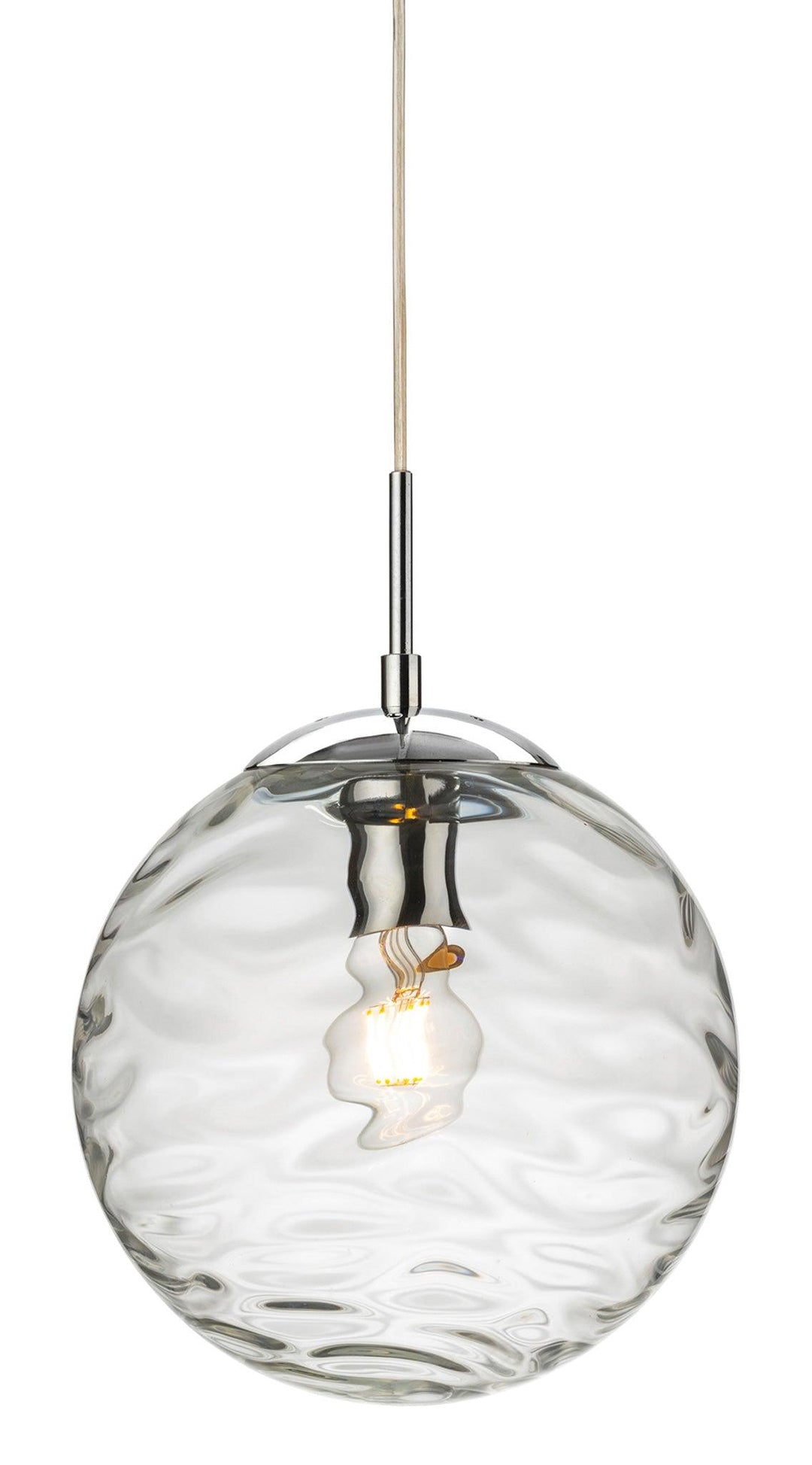 Mercury Pendant Chrome with Clear Glass - Prisma Lighting