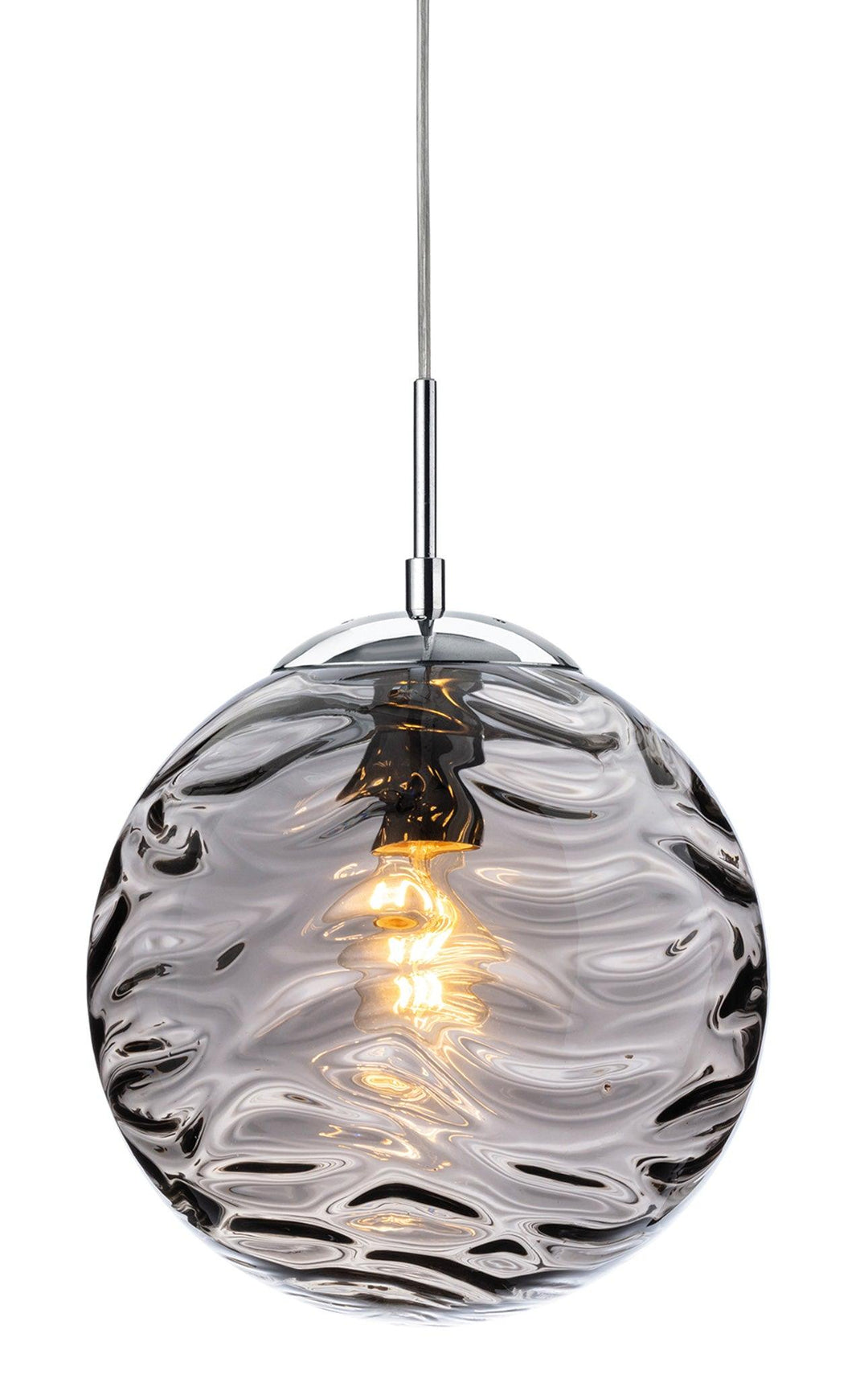 Mercury Pendant Chrome with Smoked Glass - Prisma Lighting