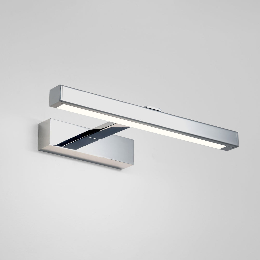 Astro Kashima 350 LED Wall Light in Polished Chrome above mirror