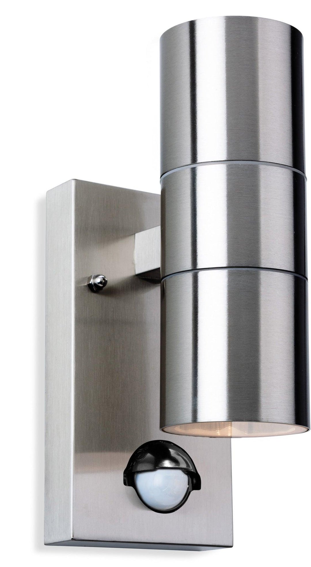 Colt 2 Light Wall with PIR Stainless Steel - Prisma Lighting