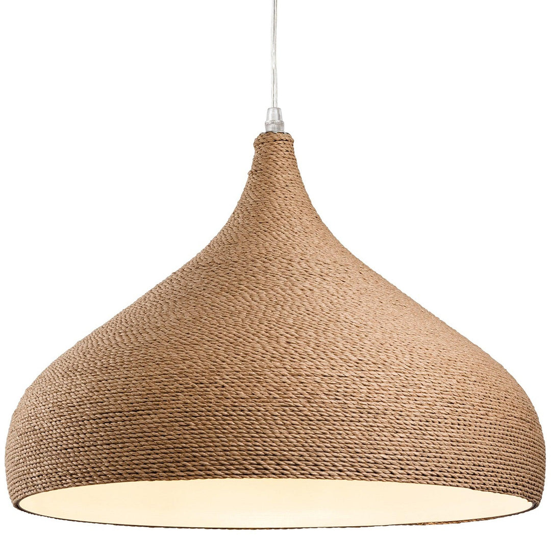 Coast Pendant Brown Rope - Prisma Lighting