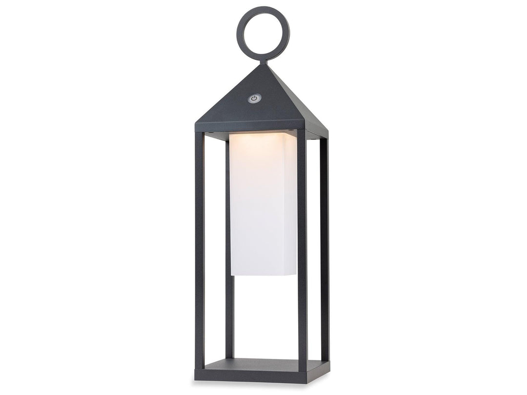 Aruba LED Table / Floor Lantern Graphite - Prisma Lighting