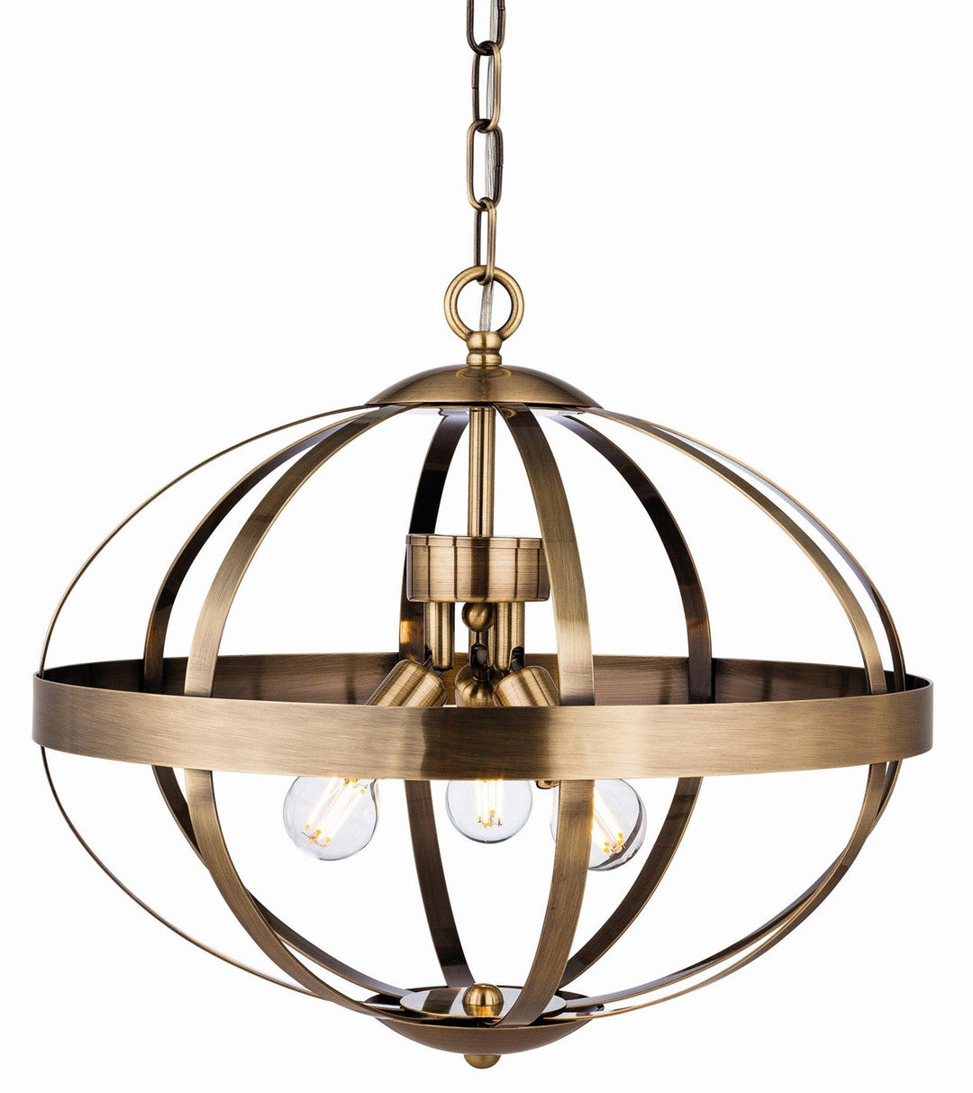 Healey Pendant Antique Brass - Prisma Lighting