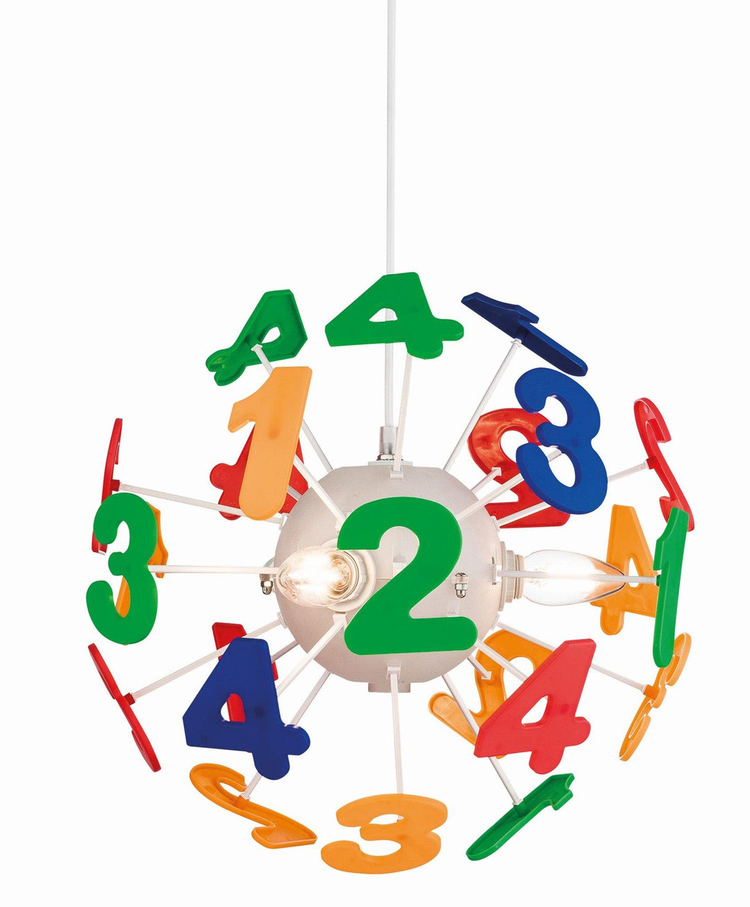 Numbers Pendant Multicolour - Prisma Lighting