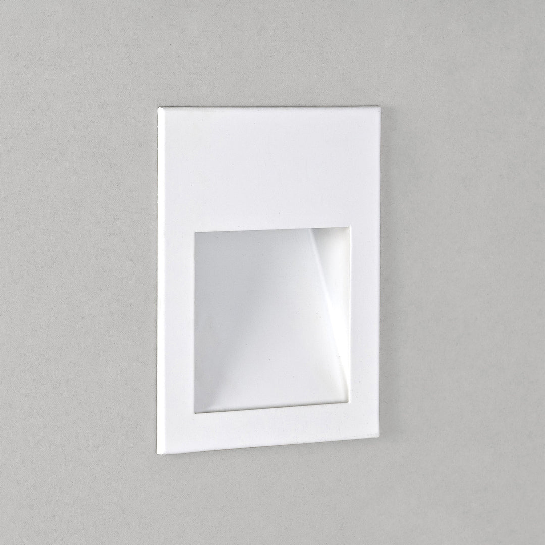 Astro Borgo 54 LED 2700K Marker Light in Matt White – Sleek Recessed Wall Light