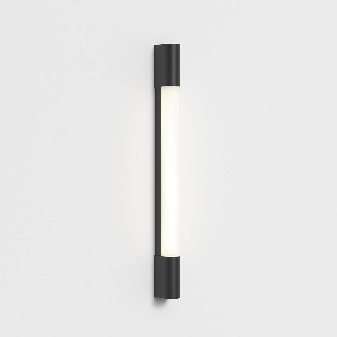 Astro Palermo 600 LED bathroom mirror light in polished chrome, vertical orientation