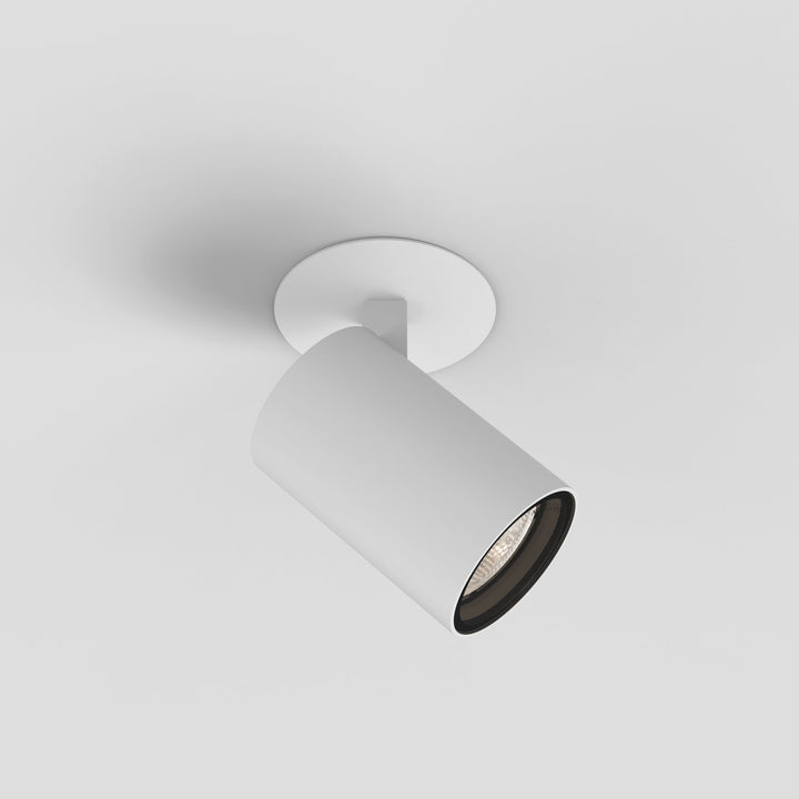 Astro Aqua Recessed Spotlight in Matt White – Adjustable Bathroom Ceiling Fixture