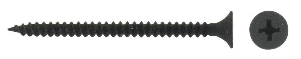 Image of Deligo HD3525 Drywall Screw M3.5x25mm Drywall Black (Pack 200), a drywall screw for secure fastening applications.