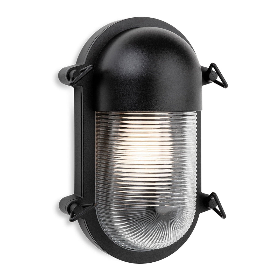 Turin Bulkhead Black - Prisma Lighting