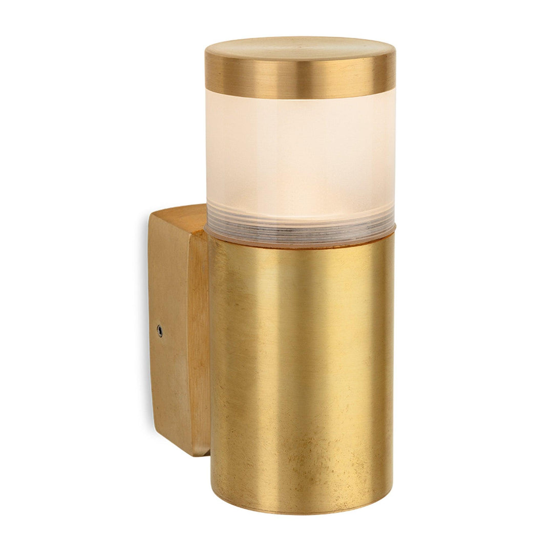 Nautic Wall Light Brass with Frosted Glass - Prisma Lighting