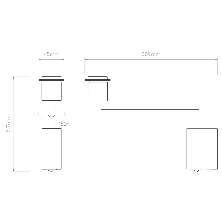 Image of Astro Telegraph Swing, supplied by Prisma Lighting