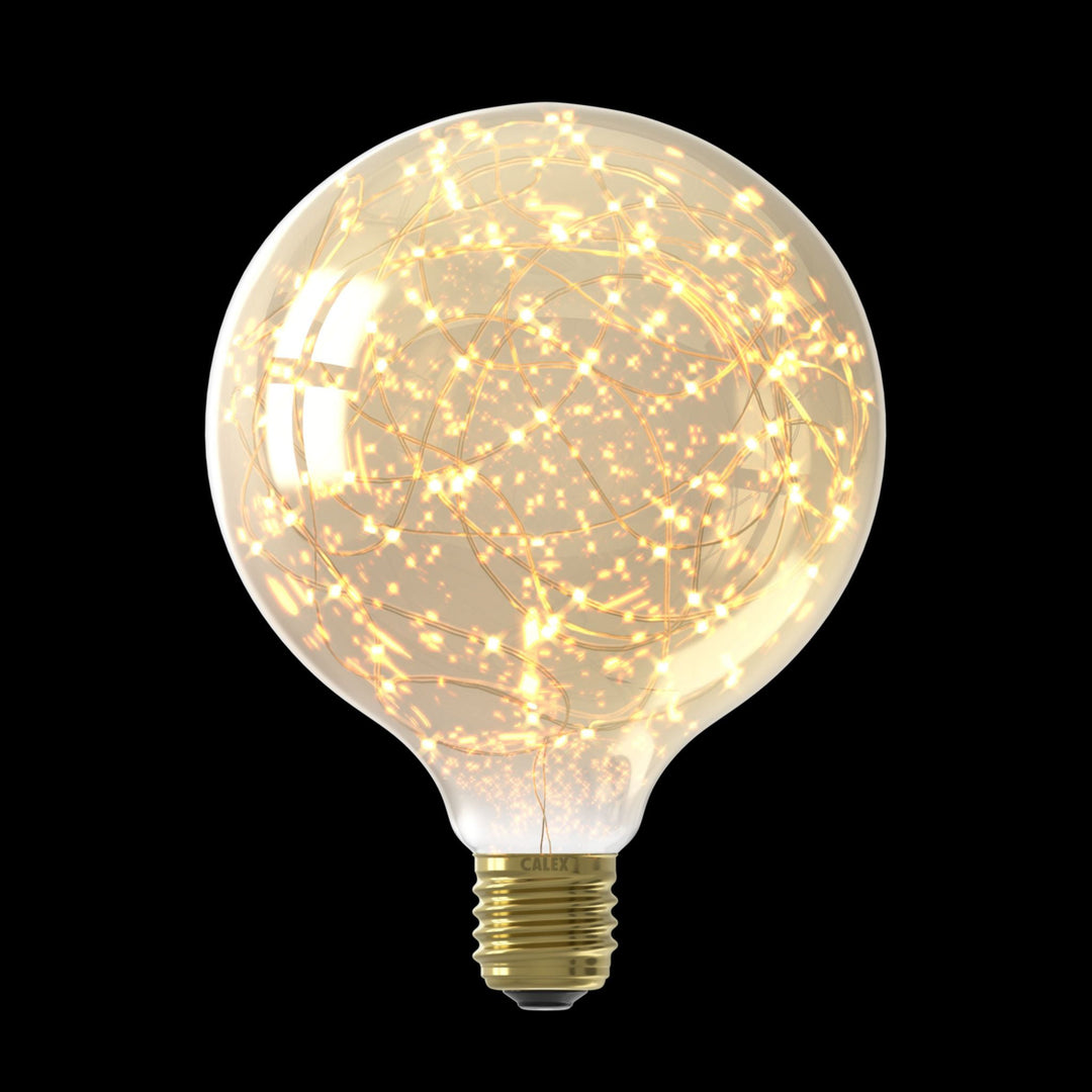 Calex LED Stars Globe Lamp G125, Gold, E27, Non-Dimmable 425912.1