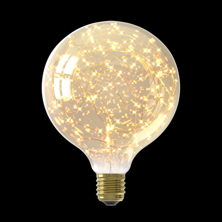 Calex LED Stars Globe Lamp G125, Gold, E27, Non-Dimmable 425912.1