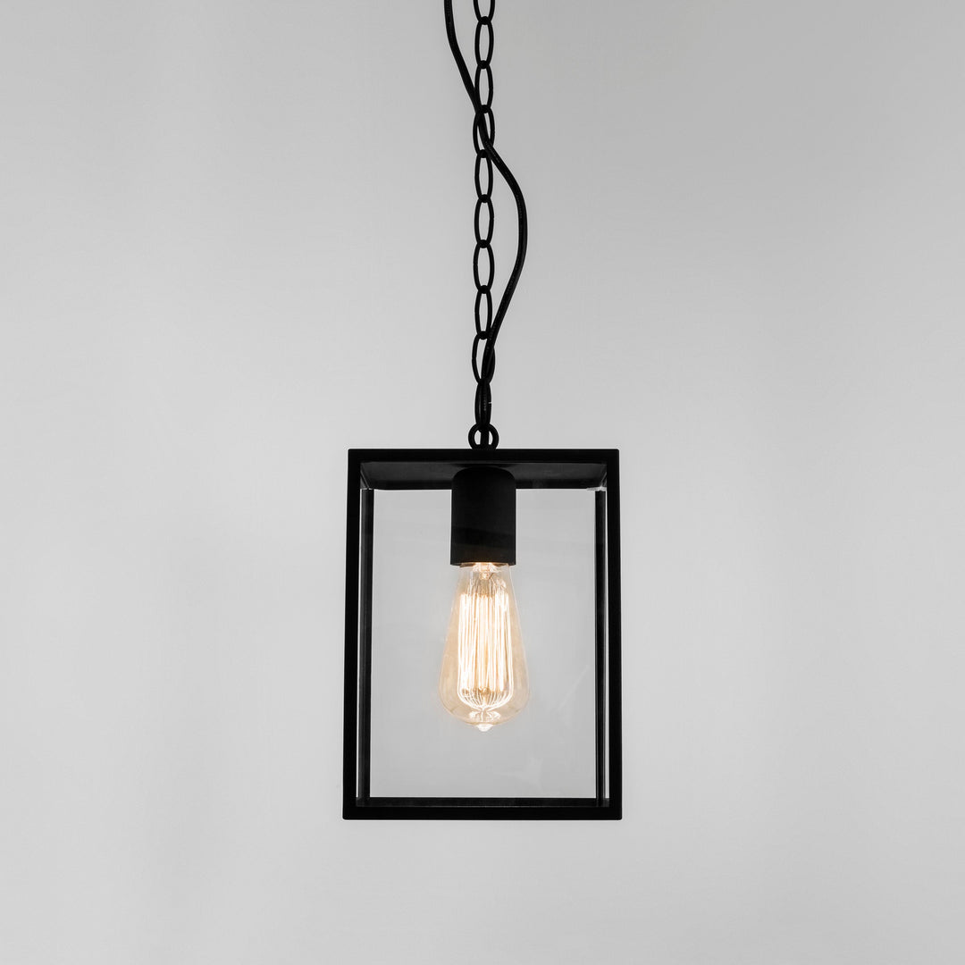Astro Homefield 240 Pendant in Textured Black, 2.04 m drop