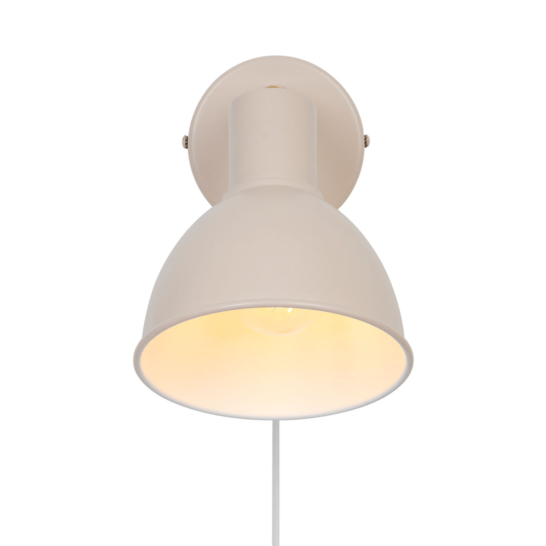 Pop Wall E27 Beige Wall Light Beige